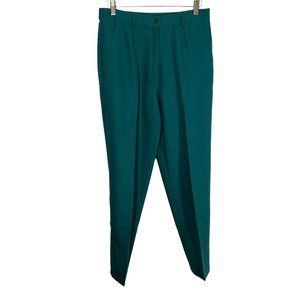 Vintage 70s Green Jantzen High Rise Trouser Pants Size 10